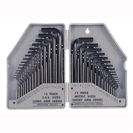 Big Roc Tools Big Roc Tools HK30 H.D. 30Pcs Crv Comb. Hex Key; 2 x 13 in. HK30